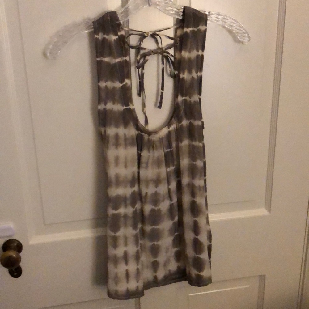 Joie silk blouse tie dye